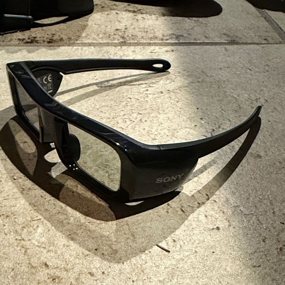 Sony Stylish Black 3D Glasses